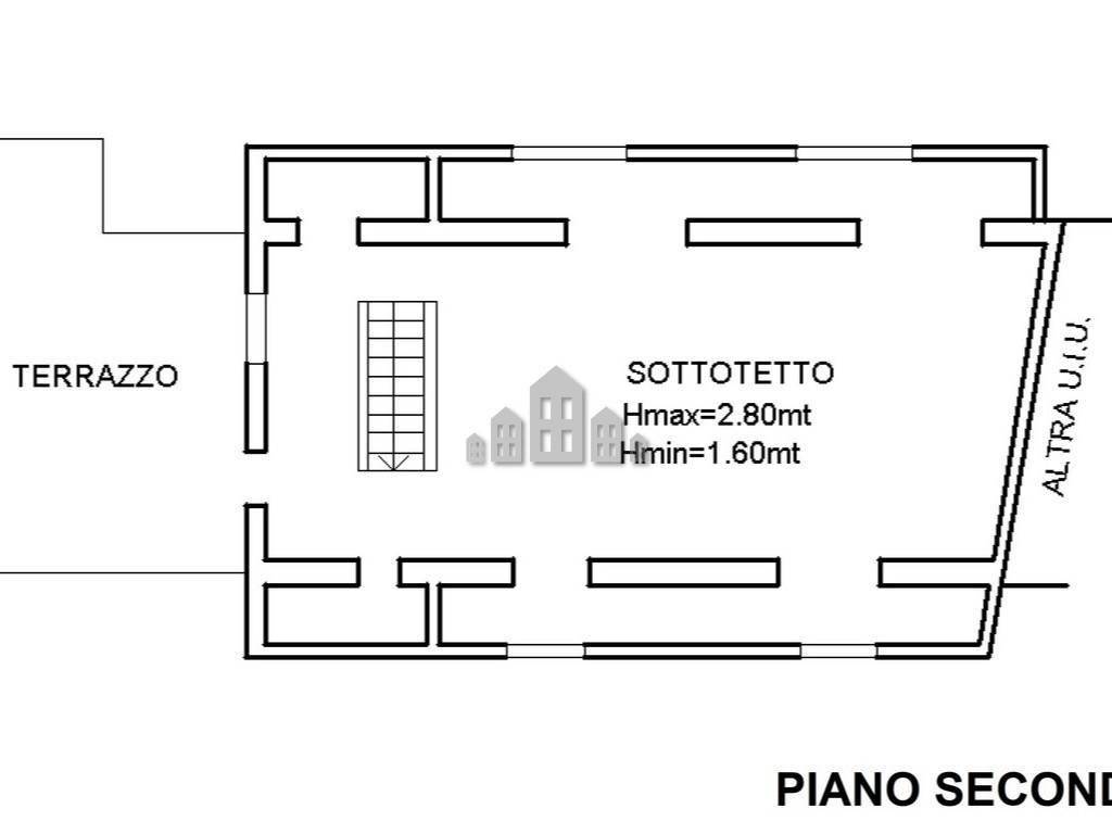 Planimetria secondo piano