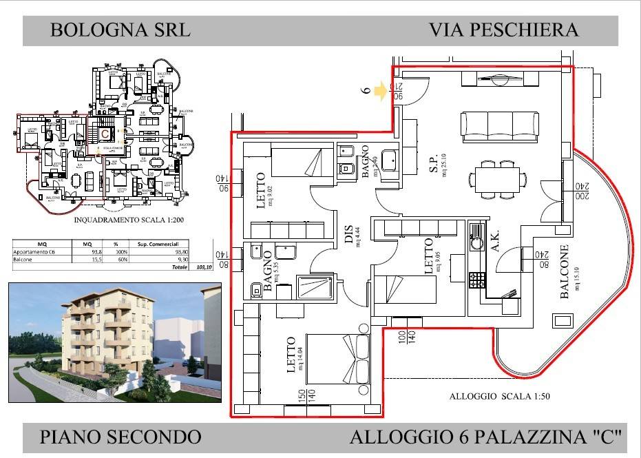 Planimetria appartamento 6