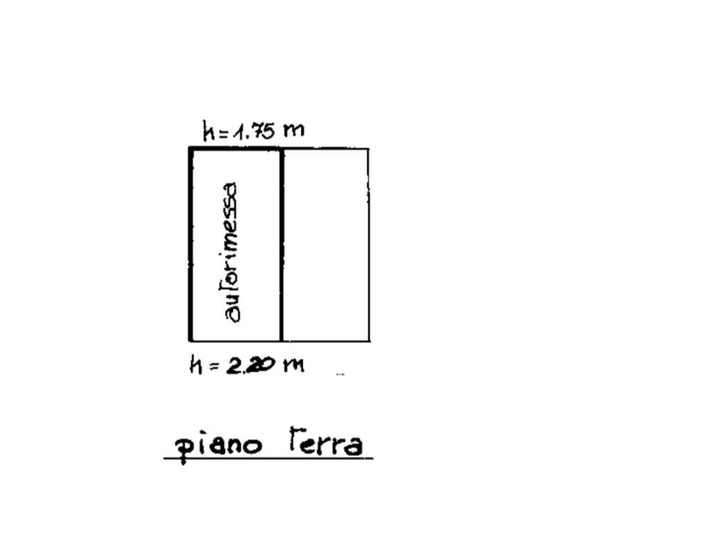 Planimetria autorimessa esterna 1