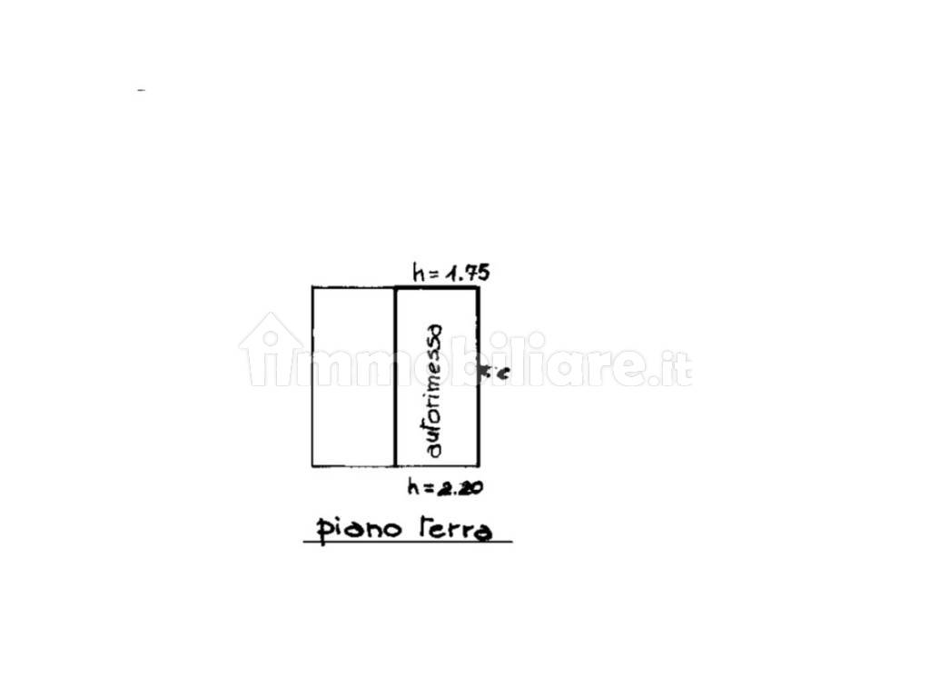 Planimetria autorimessa esterna 2