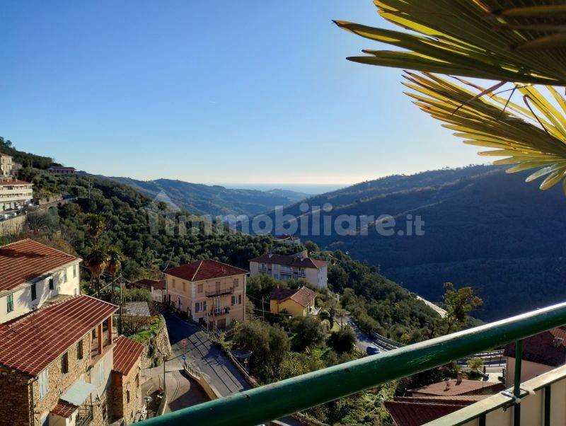 Vista panoramica sulla vallata fino al mare