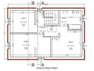 Planimetria di progetto Piano Primo