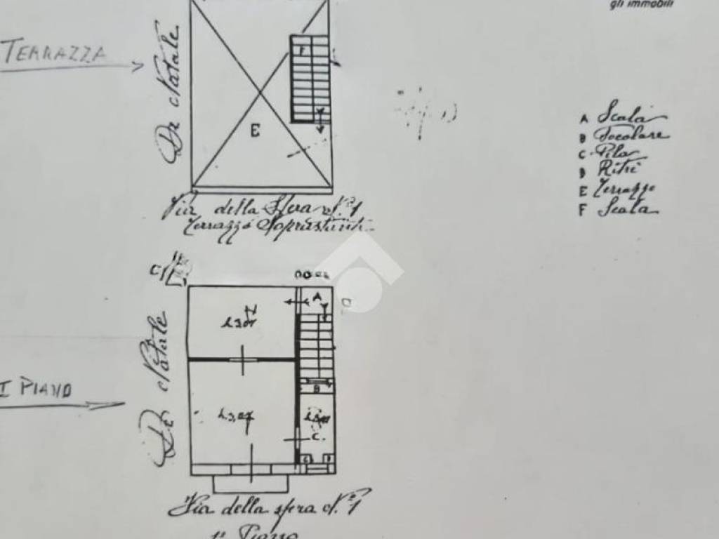 PLAN 1°PIANO E TERRAZZO