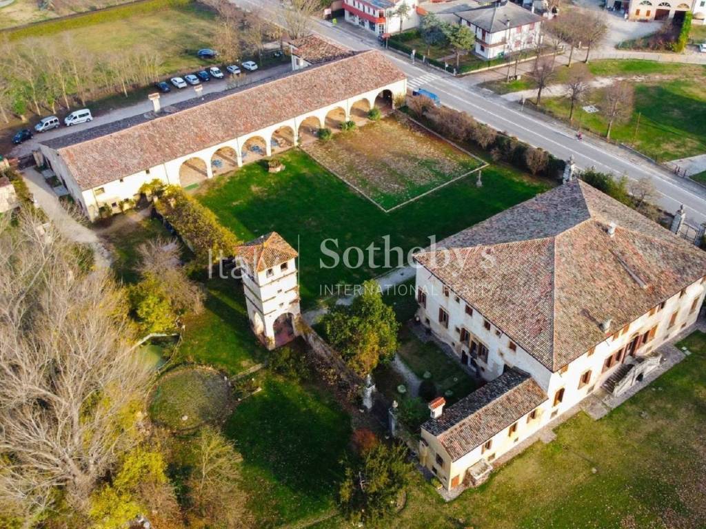 Vista aerea della proprietà