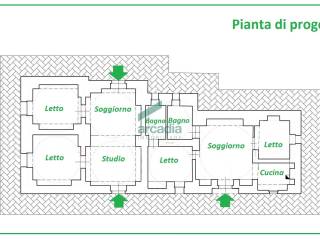 Pianta di progetto trulli