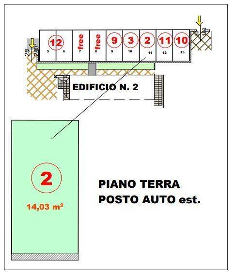 App.to 2 posto auto esterno