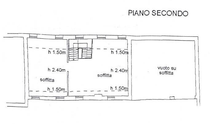 Planimetria piano secondo