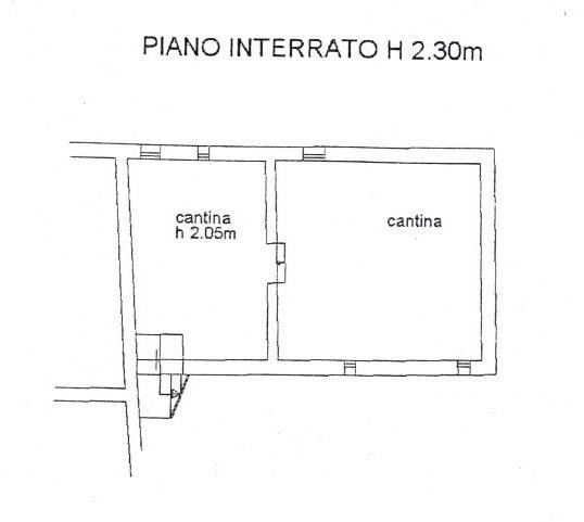 Planimetria piano interrato