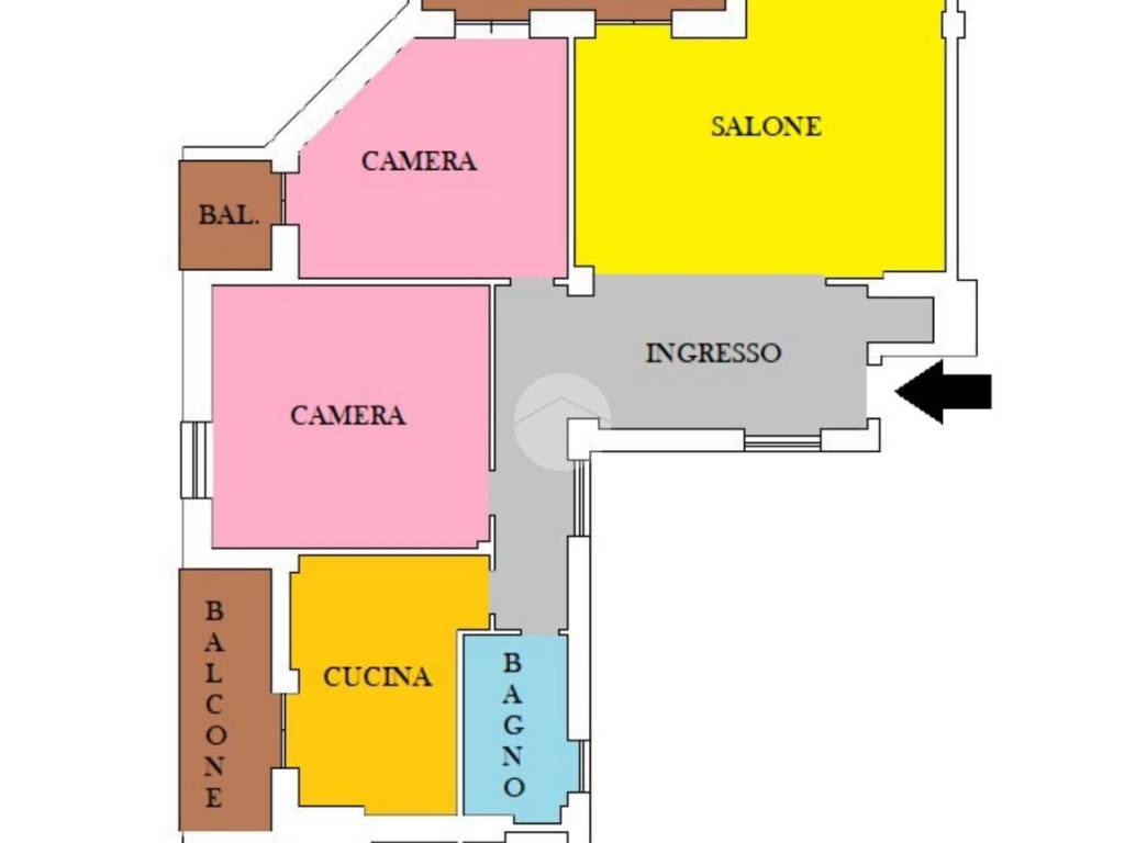 Vendita Appartamento Roma. Trilocale in via Monte Cervialto 82. Ottimo