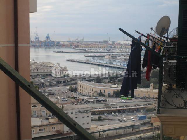 vista dal balcone della camera