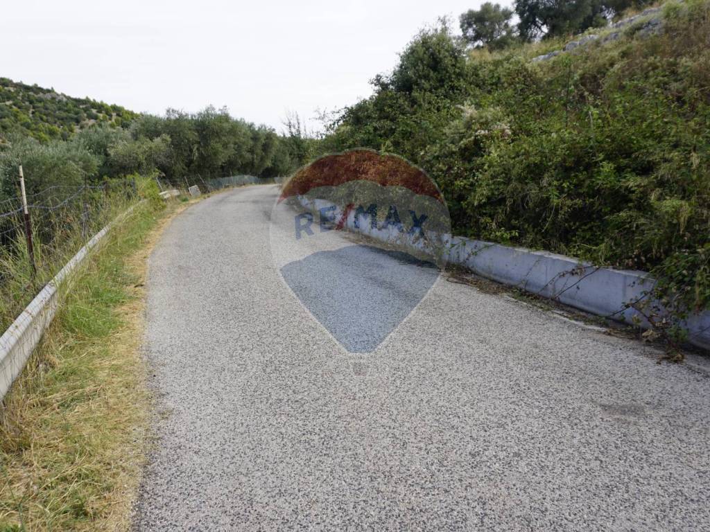 strada che conduce al terreno