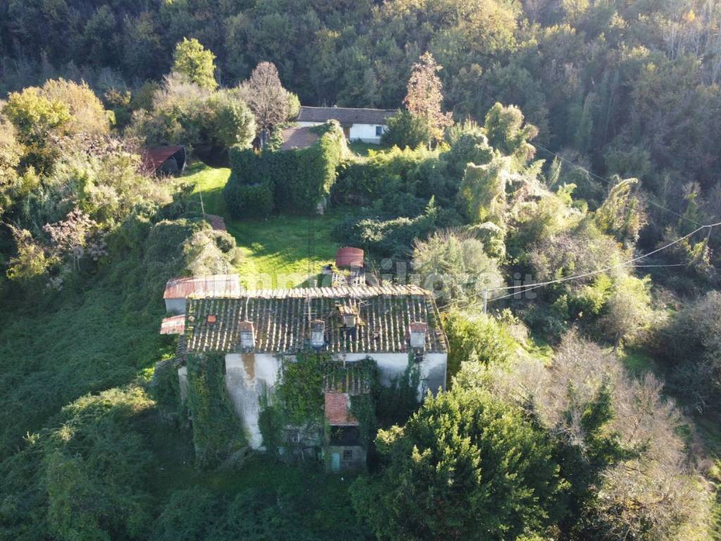 vendesi rustico da ristrutturare lucca collina DJI