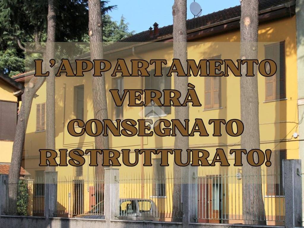 l’appartamento verrà consegnato ristrutturato!