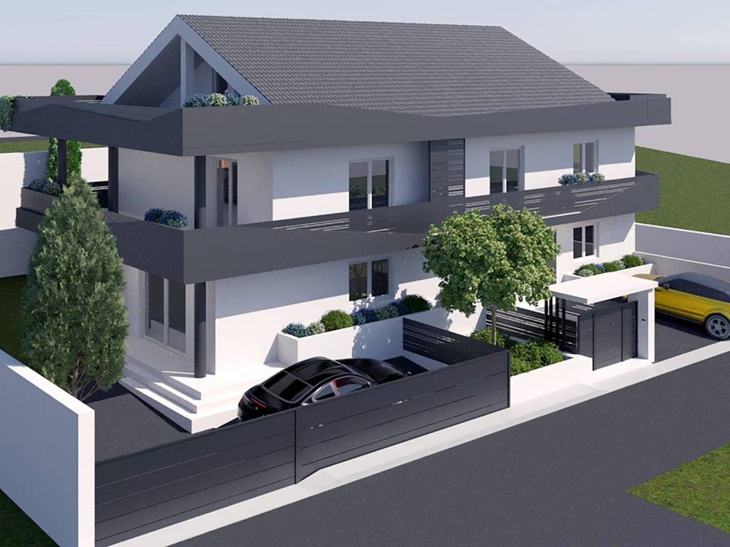 Render illustrativo palazzina