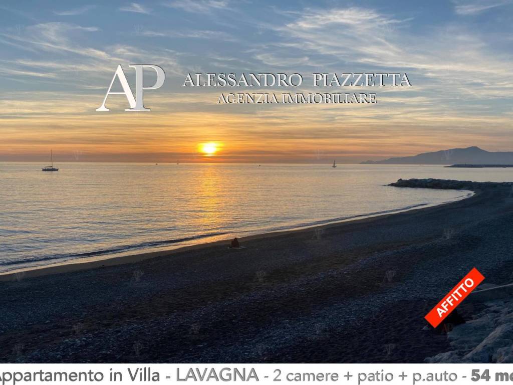 La spiaggia e i tramonti a Lavagna