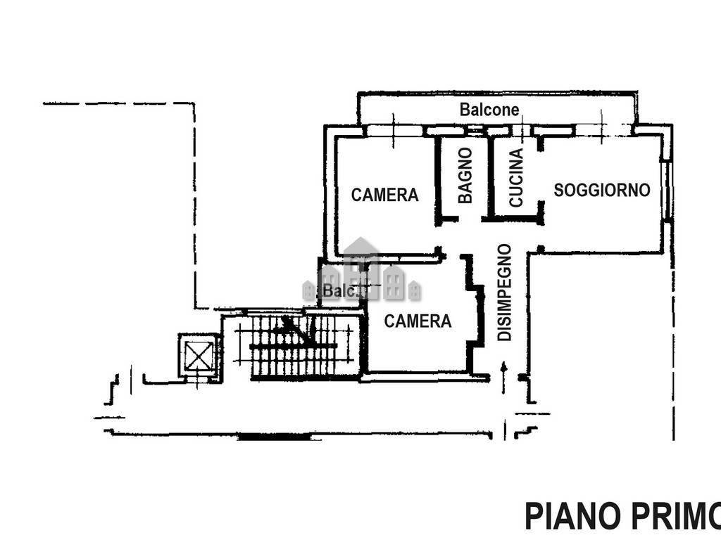 Planimetria piano primo