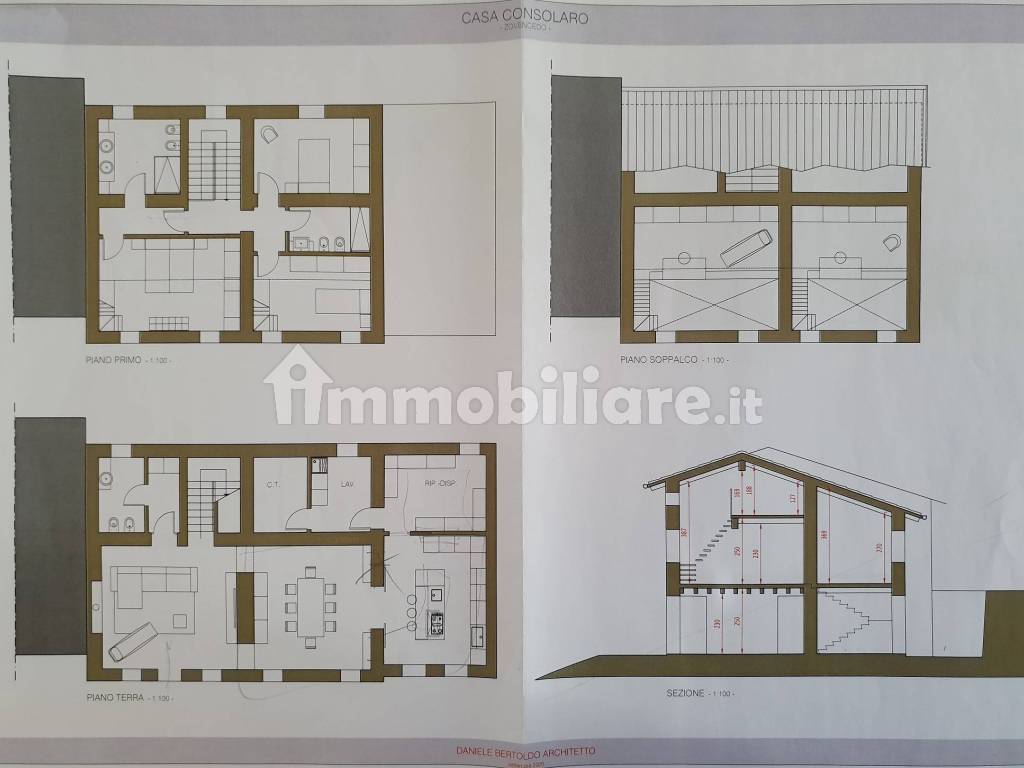 Ipotesi redistribuzione rustico affiancato