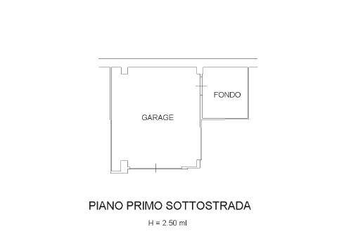 Piantina garage