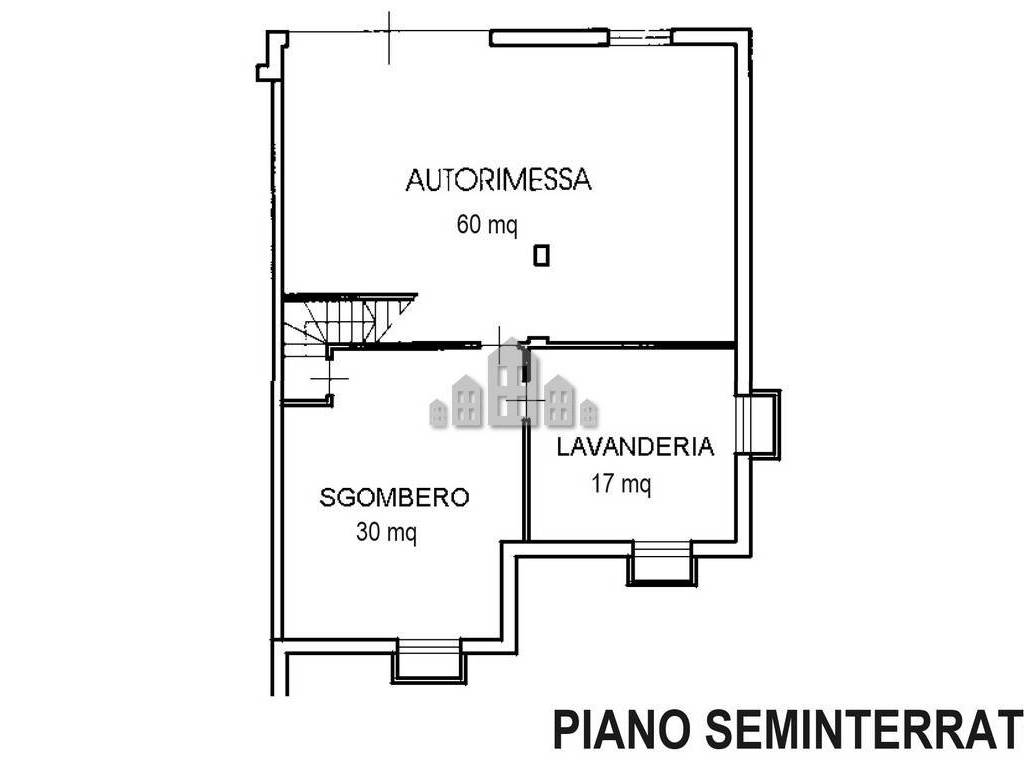 Planimetria piano seminterrato