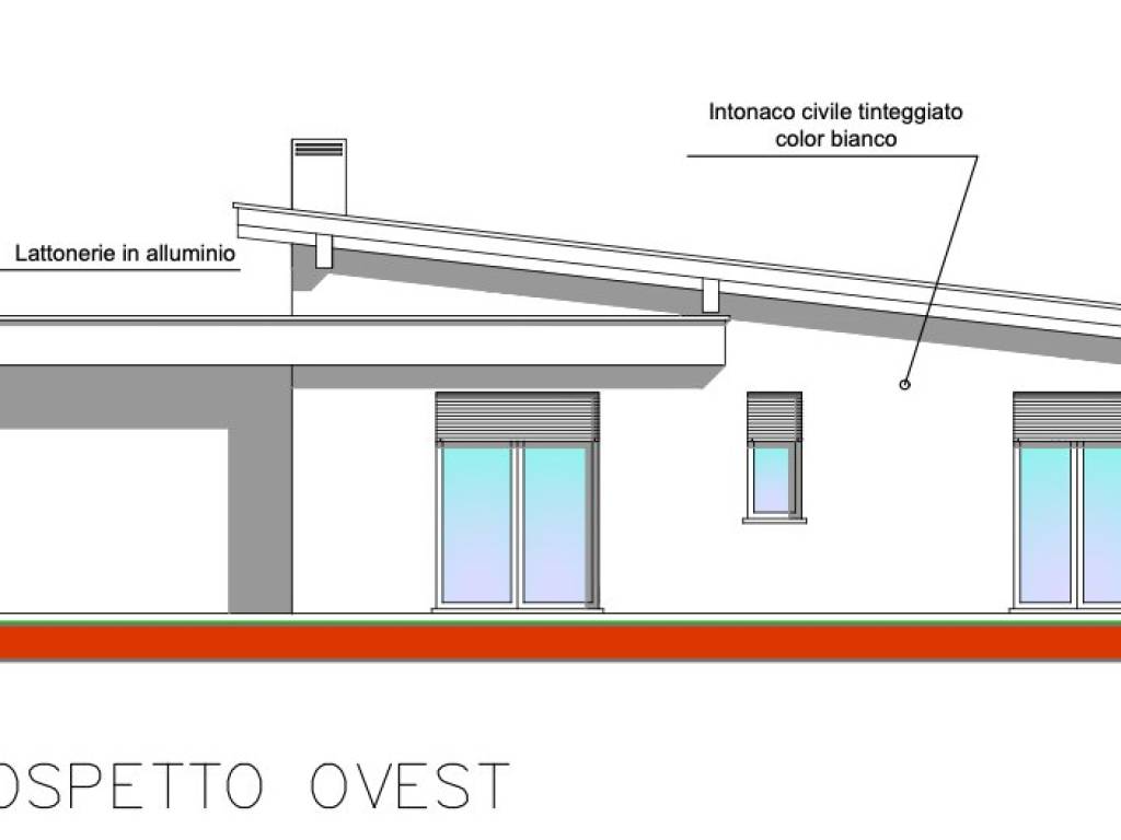 prospetto ovest - 2A