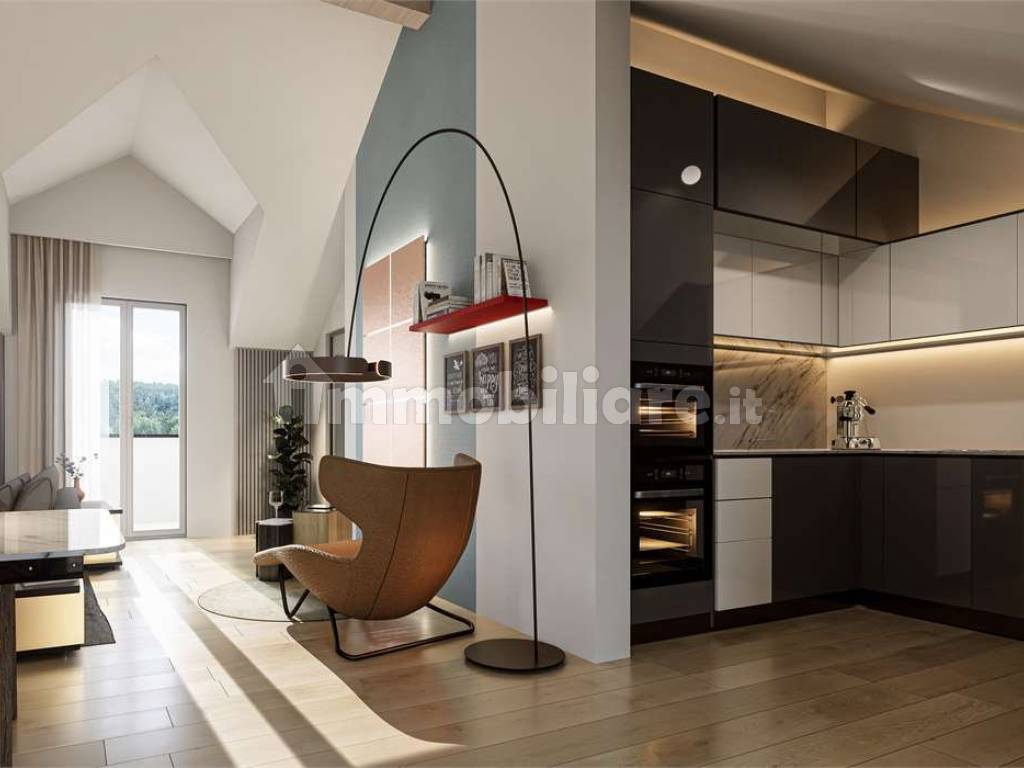 render cucina e soggiorno