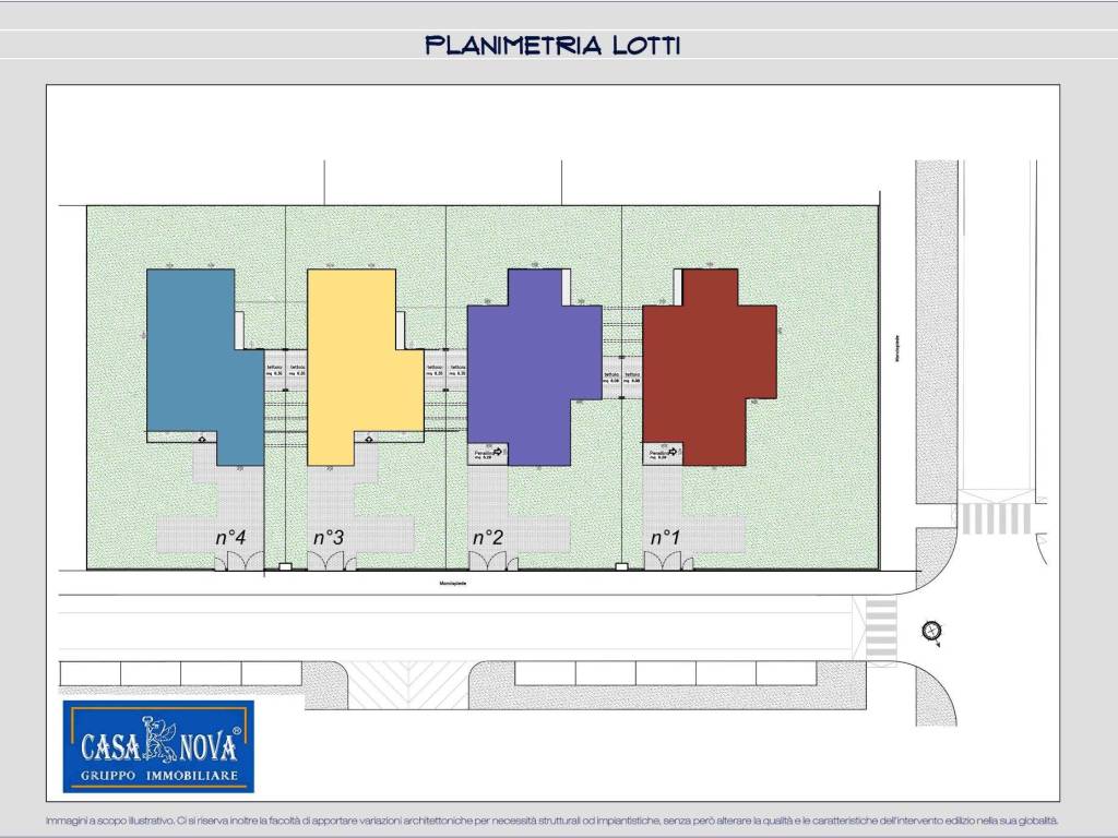 Planimetria lotti