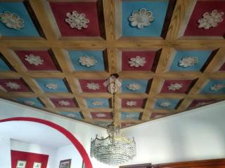 il soffitto dipinto a mano