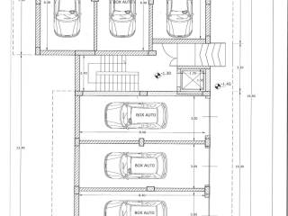 progetto pianta box auto