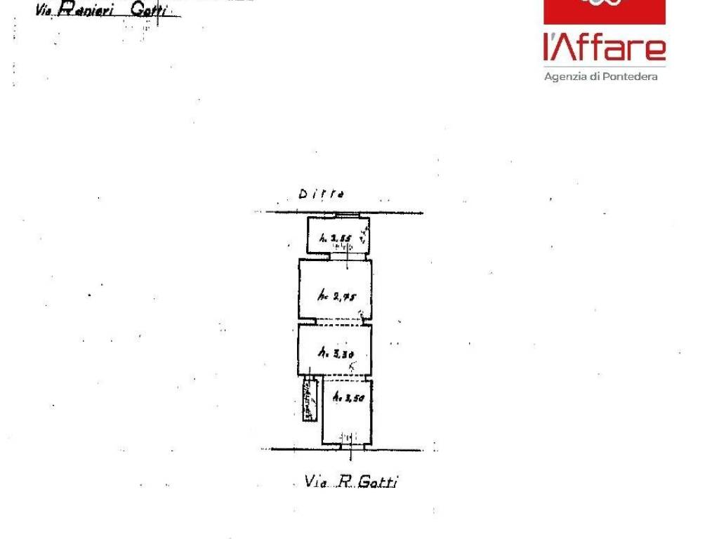 planimetria locale comm. 80 mq