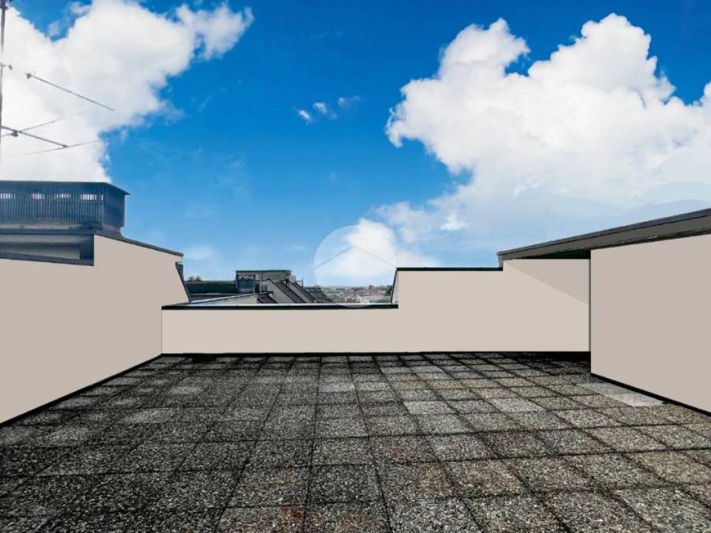 render terrazza esclusiva