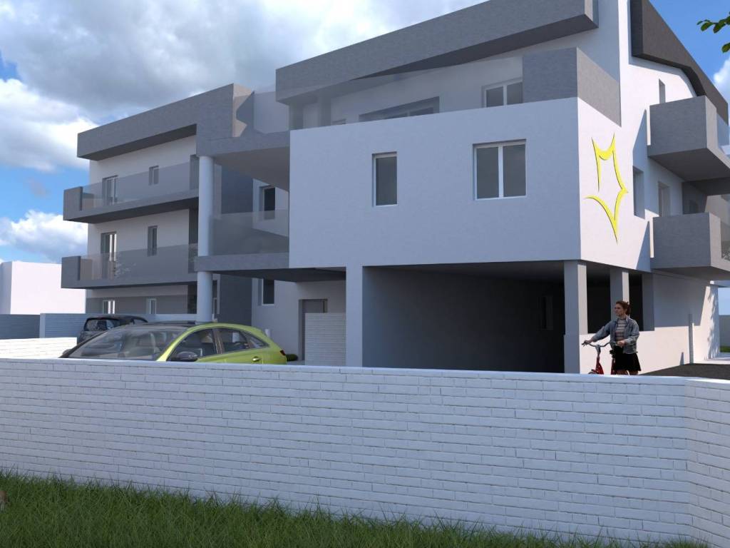 Render illustrativo palazzina