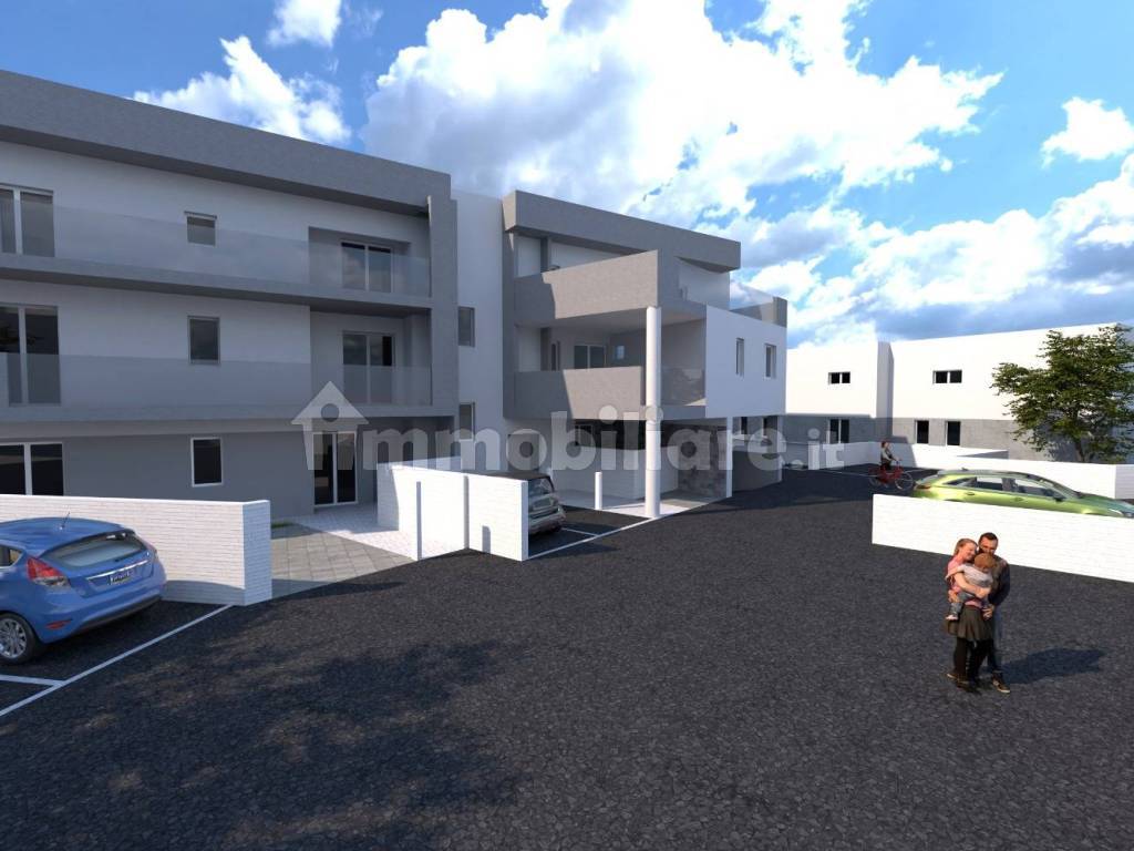 Render illustrativo palazzina