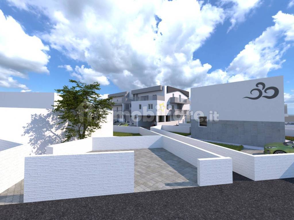 Render illustrativo palazzina