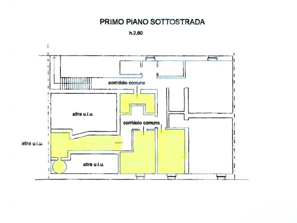 PLANIMETRIA CANTINE/MAGAZZINI