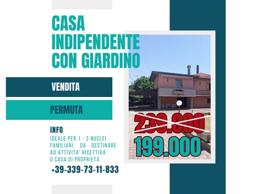 Casa indipendente con terreno