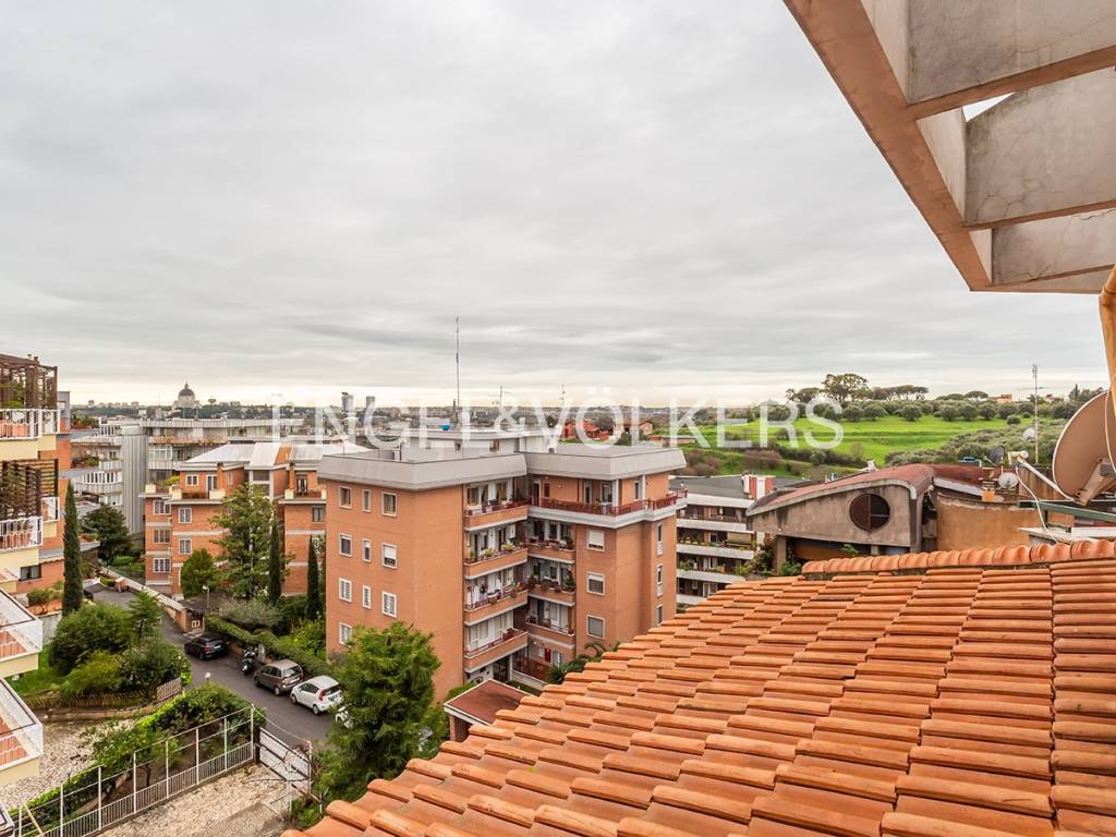 Vista dal balcone