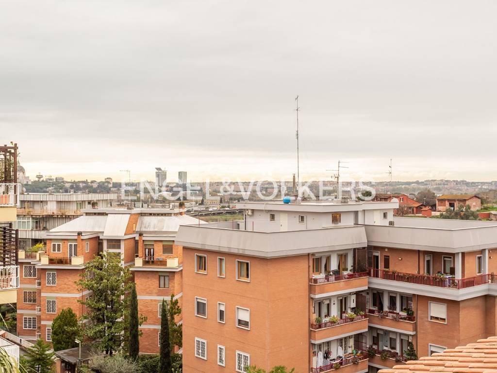 Vista dal balcone