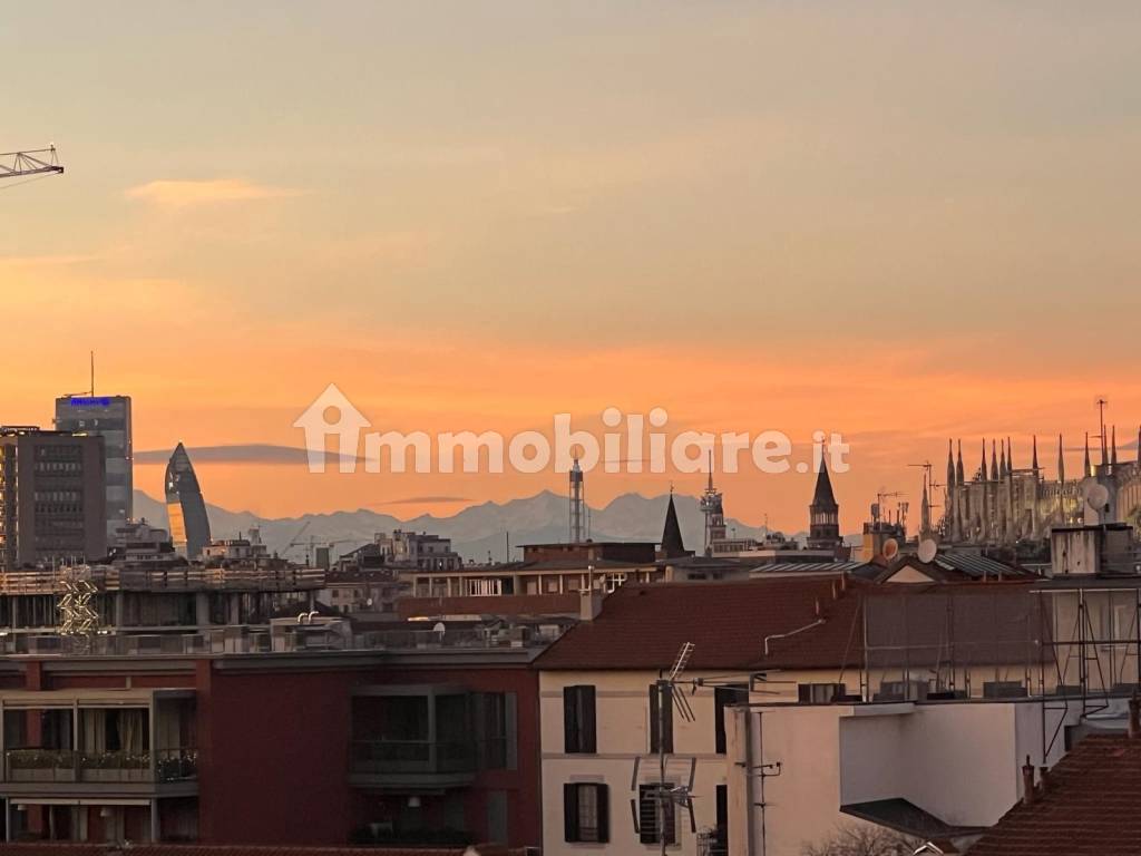 Vista tramonto