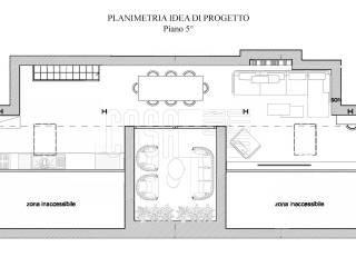 Planimetria idea di progetto 5° piano