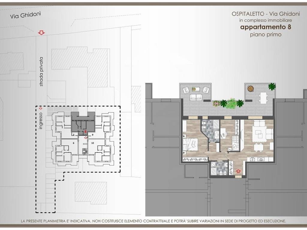 Trilocale Nuovo con Doppio Terrazzo