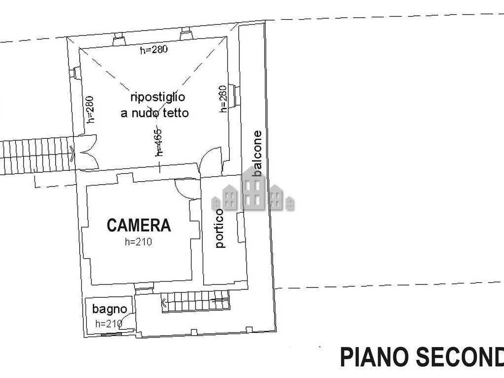 Planimetria secondo piano