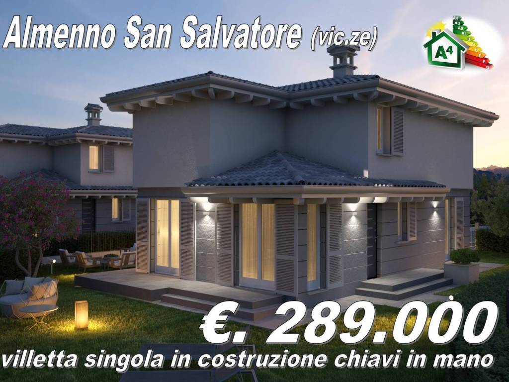 Villa unifamiliare via clanezzo, centro, almenno san salvatore