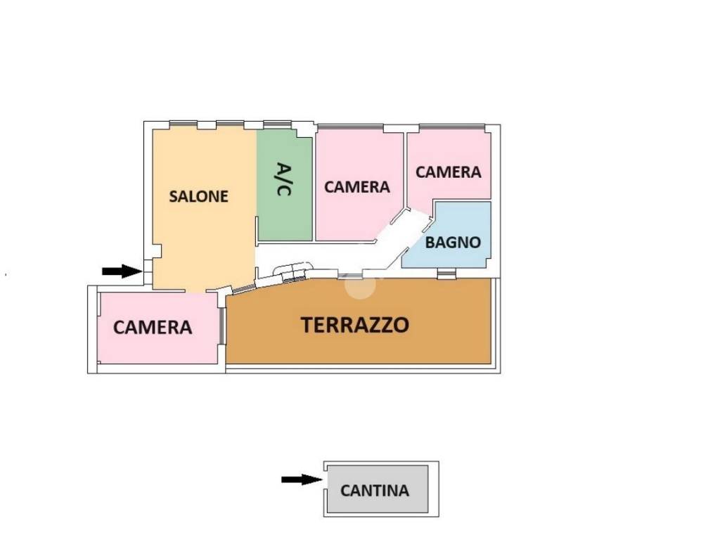 RAPPRESENTAZIONE GRAFICA NON IN SCALA