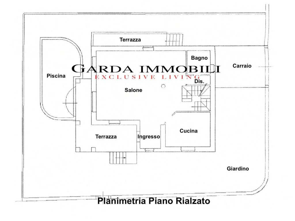 Planimetria Piano Rialzato