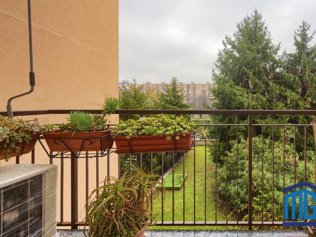 balcone sul giardino