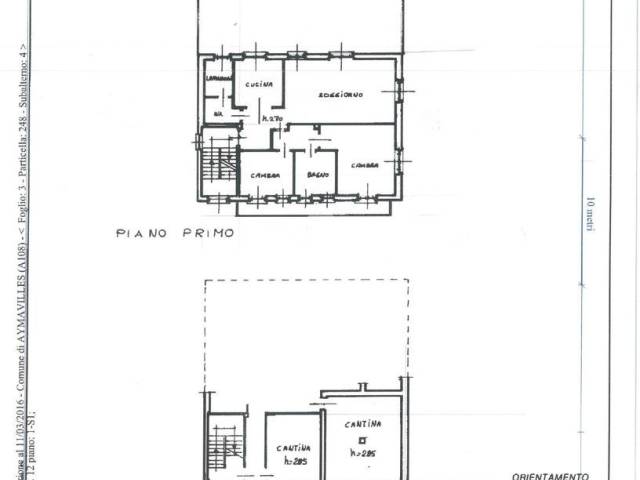 Piantina casa indip a Aymvilles1