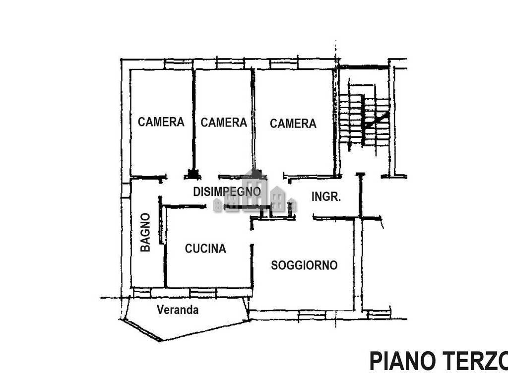 planimetria piano terzo