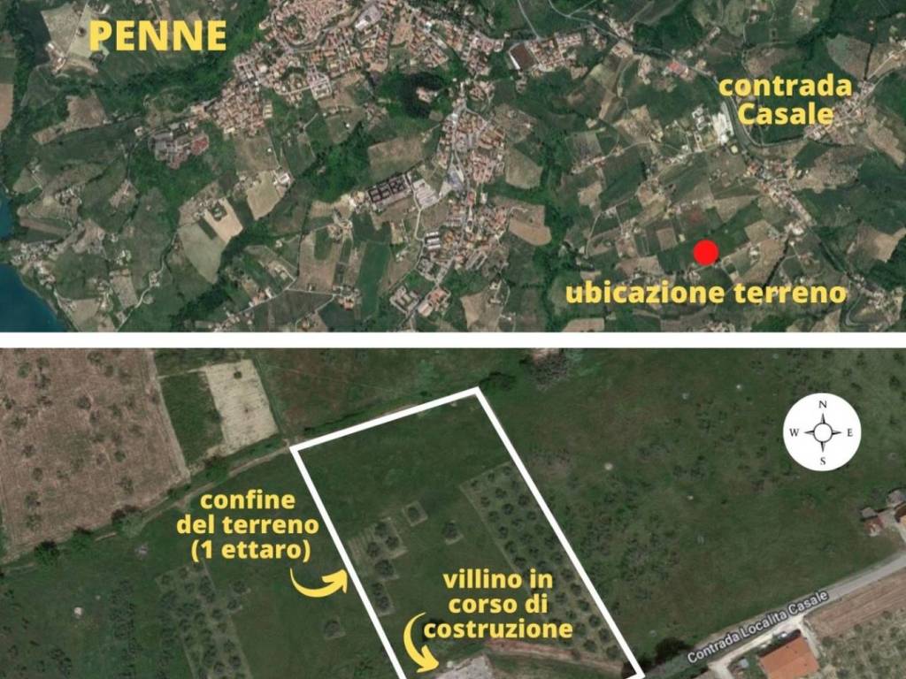 Terreno edificabile contrada località casale snc, penne