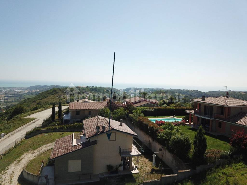 villa con vista mare