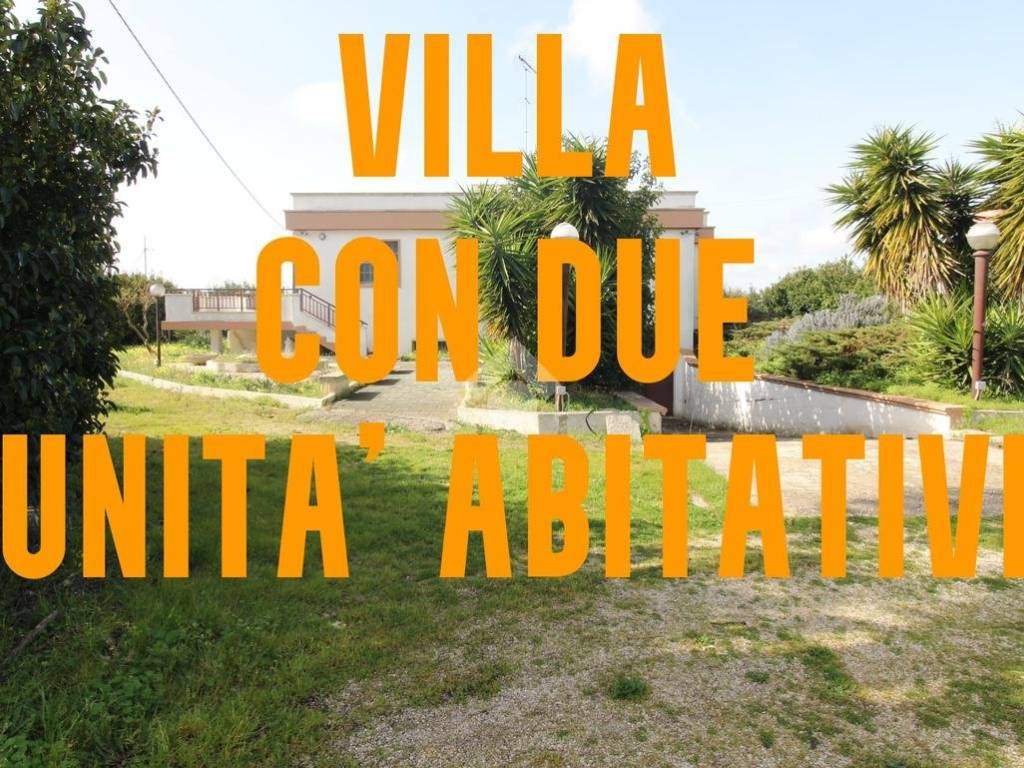 VILLA CON DUE UNITA' ABITATIVE